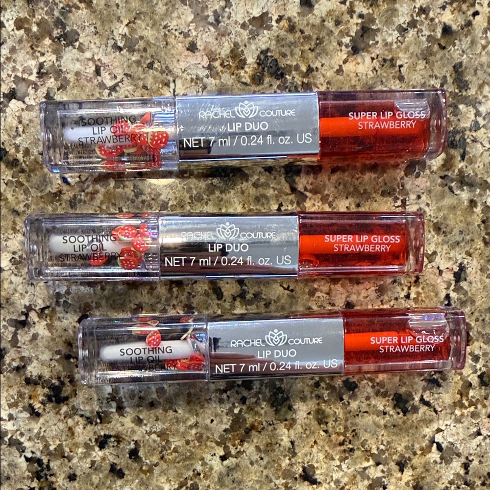 Strawberry Lip Gloss Duo NEW WITH TAG